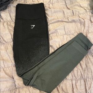 Gymshark ombré black leggings